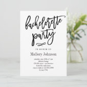 Bachelorette uit de penseelhoek kaart (Staand voorkant)