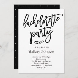 Bachelorette uit de penseelhoek kaart