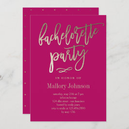 Bachelorette uit de penseelhoek kaart