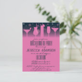 Bachelorette-uitnodiging Briefkaart (Staand voorkant)