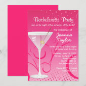 Bachelorette-uitnodiging Kaart (Voorkant / Achterkant)