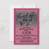 Bachelorette-uitnodiging Kaart (Voorkant)