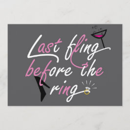 Bachelorette-uitnodiging Kaart