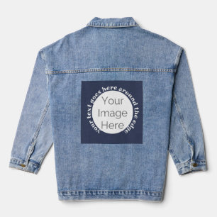 Bachelorette uw afbeelding hier, foto aangepaste t denim jacket