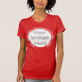 Bachelorette uw afbeelding hier, foto aangepaste t t-shirt (Voorkant)