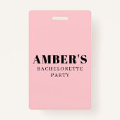 Bachelorette Venmo QR code Koop de Bride A Drink Badge (Achterkant)