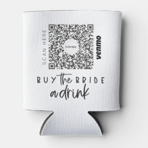 Bachelorette Venmo QR code Koop de Bride A Drink Blikjeskoeler