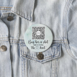 Bachelorette Venmo QR code Koop de Bride A Drink Ronde Button 7,6 Cm