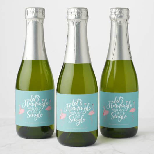 Bachelorette Verloving Hen Party Mini Wijn Mini Sparkling Wijnetiket (Flessen)