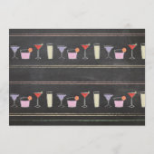 Bachelorette Vrijgezellenfeest Chalk Paars Itinera Programmakaart (Achterkant)