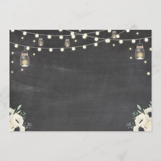 Bachelorette Vrijgezellenfeest Itinerary Fireflies Programmakaart (Achterkant)