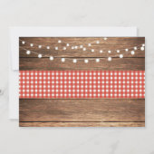 Bachelorette Vrijgezellenfeest Itinerary Red Chalk Kaart (Achterkant)