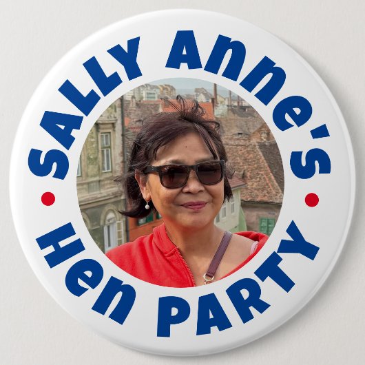 Bachelorette vrijgezellenfeest knop badge ronde button 6,0 cm (Voorkant)