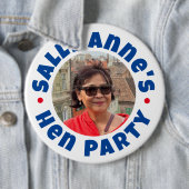 Bachelorette vrijgezellenfeest knop badge ronde button 6,0 cm (In situ)