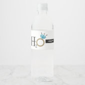 Bachelorette Waterflesetiket, Hangover Helper Waterfles Etiket (Voorkant)