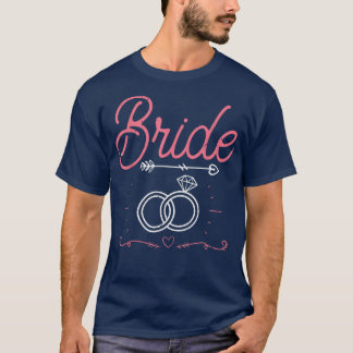 Bachelorette Weddenschap Vrouwen Bride T-shirt