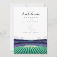 Bachelorette-wedstrijd Baseball