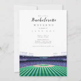Bachelorette-wedstrijd Baseball Kaart