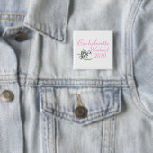 Bachelorette Weekend 2010 Vierkante Button 5,1 Cm (In situ)