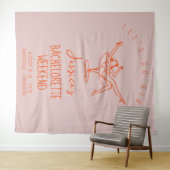 Bachelorette weekend Achtergrond Fotocabine Wandkleed (In Situ (horizontaal))