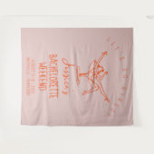 Bachelorette weekend Achtergrond Fotocabine Wandkleed (Voorkant (horizontaal))