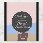 Bachelorette Weekend Beach Vrijgezellenfeest Bedan Wijn Etiket (Enkel label)