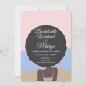 Bachelorette Weekend Beach Vrijgezellenfeest Kaart (Voorkant)