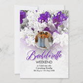 Bachelorette weekend bruiloft uitnodiging (Voorkant)