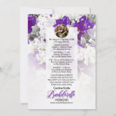 Bachelorette weekend bruiloft uitnodiging (Achterkant)