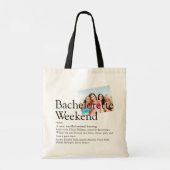 Bachelorette Weekend Definitie Foto Tote Bag (Achterkant)