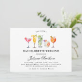 Bachelorette Weekend Drinken + Details Kaart (Staand voorkant)