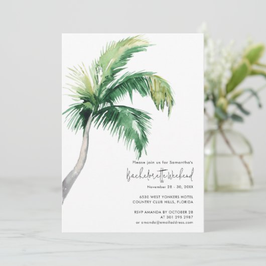 Bachelorette Weekend en Route Kaart (Staand voorkant)