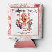 Bachelorette Weekend - Feathered Fiesta Hen Party Blikjeskoeler (Voorkant)