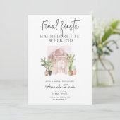 Bachelorette Weekend Final Fiesta Desert Western  Kaart (Staand voorkant)