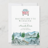 Bachelorette Weekend in Bossen Cabin Lake Camping Kaart (Voorkant)