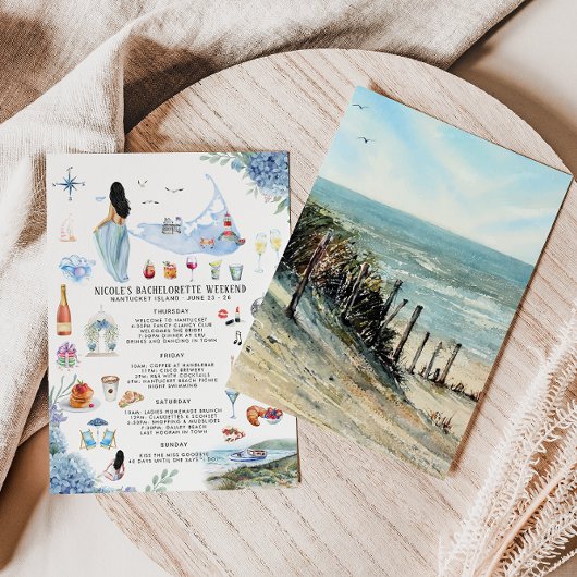 Bachelorette Weekend Itinerarium | Nantucket Kaart