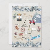 Bachelorette Weekend Itinerarium | Santorini Griek Kaart (Achterkant)