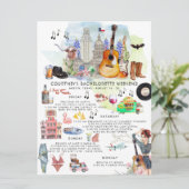 Bachelorette Weekend Itinerary | Austin, Texas Kaart (Staand voorkant)