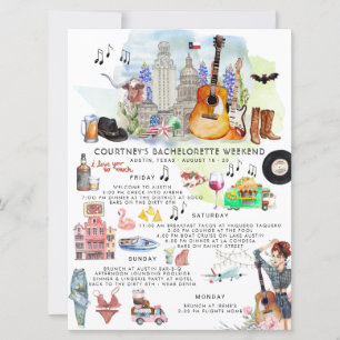 Bachelorette Weekend Itinerary   Austin, Texas Kaart
