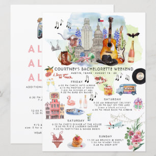 Bachelorette Weekend Itinerary   Austin, Texas Kaart