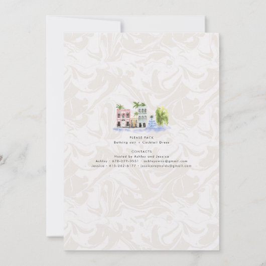 Bachelorette Weekend Itinerary | Charleston, SC Kaart (Achterkant)