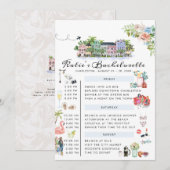 Bachelorette Weekend Itinerary | Charleston, SC Kaart (Voorkant / Achterkant)