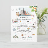 Bachelorette Weekend Itinerary | Chicago Kaart (Staand voorkant)