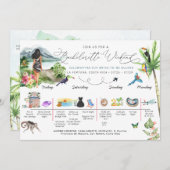 Bachelorette Weekend Itinerary | Costa Rica Kaart (Voorkant / Achterkant)