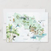 Bachelorette Weekend Itinerary | Costa Rica Kaart (Achterkant)