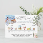 Bachelorette Weekend Itinerary | Desert Cactus Inv Kaart (Staand voorkant)