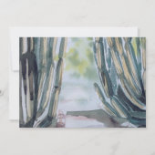 Bachelorette Weekend Itinerary | Desert Cactus Inv Kaart (Achterkant)