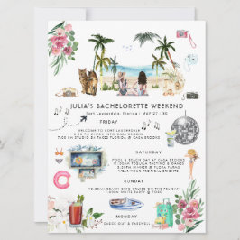 Bachelorette Weekend Itinerary | Ft Lauderdale Kaart