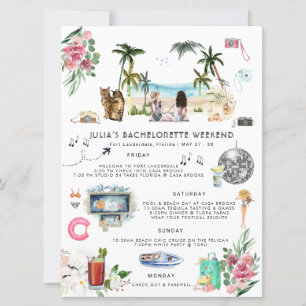 Bachelorette Weekend Itinerary   Ft Lauderdale Kaart
