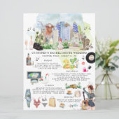 Bachelorette Weekend Itinerary | Houston, Texas Kaart (Staand voorkant)